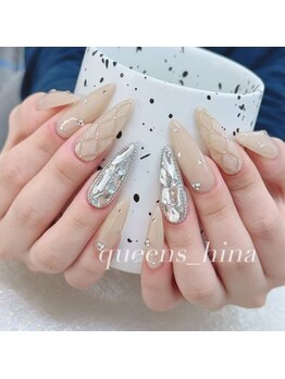 クイーンズビューティーサロン 新宿本店(Queen's beauty salon)/チップ長さ出し10本やり放題