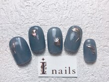 アイネイルズ 梅田店(I nails)/くすみカラーミラー￥7700