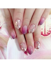 スウィートアロマネイル 恵比寿(Sweet Aroma NaiL)/ホログラム&カラーグラデ