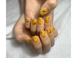 イエローホイルネイル