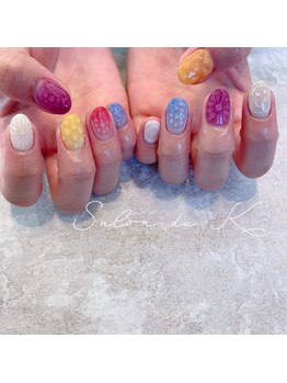 サロンドゥケー(salon du k)/ドロップネイル