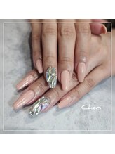 シェリ(Cheri)/ストーン埋め尽くし　ベージュ