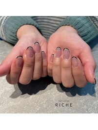 フラッシュ×細フレンチ