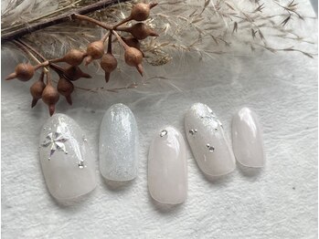 ジーシーネイル(G C nail)/雪の結晶
