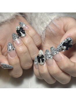 クロレ(Nail Salon COLORE)/ツイードネイル by.ayaho