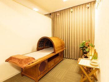 健楽の写真/今話題のよもぎ蒸しが寝ながら受けれる！？寝ながらよもぎ蒸し◎冷え性改善やデトックス効果期待♪