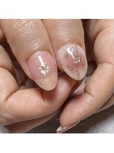 アティックネイルアトリエ(attic nail atelier)/チーク＆星座ネイル