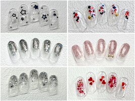 キラキラクリアデザイン♪