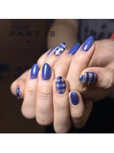 パルティー 大阪北浜店(PARTIE)/チェックネイル