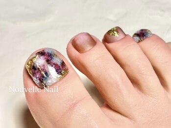 ヌーベルネイル(Nouvelle Nail)/ニュアンス×フットネイル