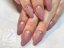 ユーネイル(U-nail)/ピンクベージュネイル