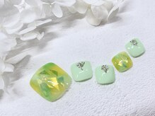 ネイルサロン ふるる 大須店/☆フットミディアムネイル☆#215