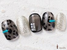 アイネイルズ 横浜WEST店(I-nails)/クールレオパードネイル9480円