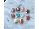 フット 選べる親指アート ¥7500