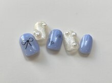 ネイルメゾン 天神店(NAIL MAISON)/ワイヤーリボンパール￥12500