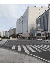宇都宮駅前整体院/宮の橋 東側の交差点を北へ