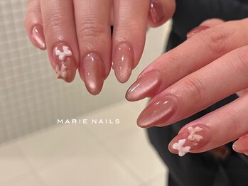 マリーネイルズ 心斎橋店(MARIE NAILS)/ぷるマグリボン/9,900 1212c