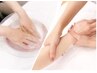 【爪と一緒に手のお手入れ】甘皮ケア＋ハンドケア　完璧トータルケア　60分