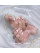 リオラネイル(Liora Nail)/長さ出しシンプルデザイン