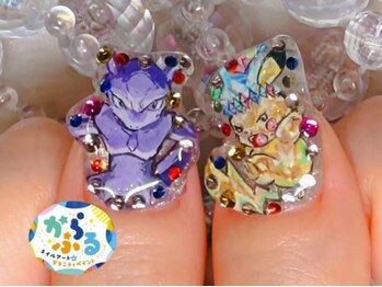 からふる/お客様オーダー推し活痛ネイル