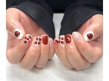 オンショントゥー(enchanteur)/バレンタインネイル