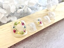 ネイルサロン ふるる 大須店/☆フットミディアムネイル☆#217