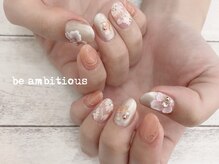 ネイルサロンアンドスクール ビーアンビシャス(be ambitious)/春デザイン