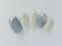 ヴィエント ネイル アイラッシュ サロン(Viento Nail Eyelash Salon)/斜めミラーボーダー初回￥6800
