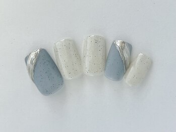 ヴィエント ネイル アイラッシュ サロン(Viento Nail Eyelash Salon)/斜めミラーボーダー初回￥6800