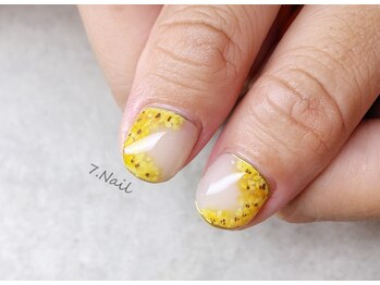 ナナネイル(7.Nail)/キンモクセイ手描きアート