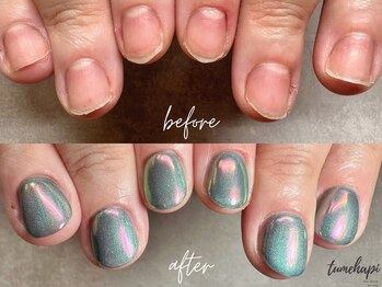 ツメハピ(tumehapi)/補強＋長さ出し＋マグ＋ミラー