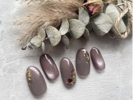 brown×ハートホロ×箔
