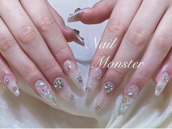 ネイルモンスター 新宿店(NAIL MONSTER)の写真/【ジェルオフ無料】やり放題メニューあり◎華やかネイルで周りと差がつく指先に★大切なイベント前にも◎