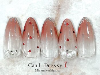 キャンアイドレッシー 南越谷店(Can I Dressy)/ハートドットネイル