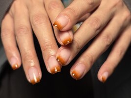 クリアブラウングラデーション