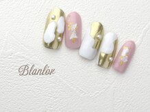 ネイルサロン ブランロール 三軒茶屋店(Blanl'or)/パステルとゴールドミラー