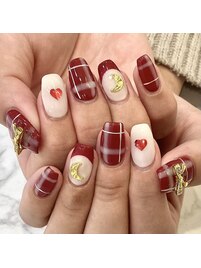 チェックネイル