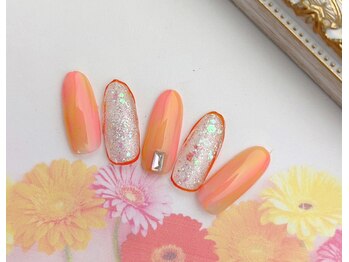 ネイルサロン&スクール ジーナ(GINA)/お花カラーネイル