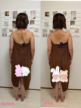 ルアナ(LUANA)/ヘッドスパ、before→after