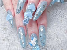 シーアンドビーネイル(C&B Nail)/長さだし持ち込みデザイン