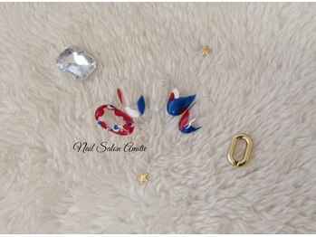 ミャクミャクネイル*万博ネイル*