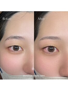 アンドアイ(and_eye)/まつげパーマ×眉毛