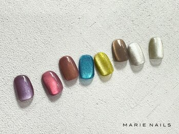 マリーネイルズ 青山店(MARIE NAILS)の写真/★初回オフ無料！マグネットジェル¥7700～。JNA1級以上と認定講師在籍！手足同時施術OK！１week保証付き