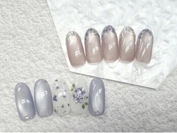 ジュエル(Jewel)の写真/ラメグラデーション¥4280！微妙な色合いもOK♪デザイン豊富＆丁寧な提案で大人気のサロン！浦和駅近★