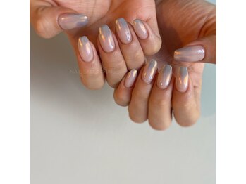 オーロラミラーネイル