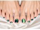 ブランネイル(BLANC.nail)の写真/[フィルイン対応］サンダルの季節前に◎ 持ち込みデザインOK◎トレンドも、上品もどっちも叶うフットネイル