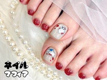 ネイルマフィア 池袋店(NAIL MAFIA)の写真/夏前に可愛くフットネイル!200種以上のカラーと角質ケアで足元から輝こう★