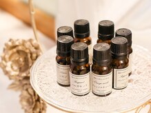 心を癒すこだわりのアロマを使用しております◎