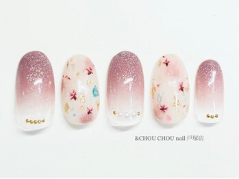 アンドシュシュネイル(&CHOU CHOU nail)/定額￥８９８０
