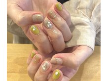 クラル 平塚店(CURAR)/グリーンデザインネイル